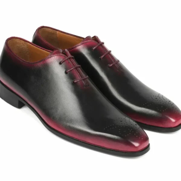 Sale Paul Parkman Wholecut Oxford Shoes Black / Red