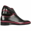 Sale Paul Parkman Wholecut Oxford Shoes Black / Red