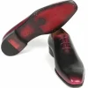 Sale Paul Parkman Wholecut Oxford Shoes Black / Red