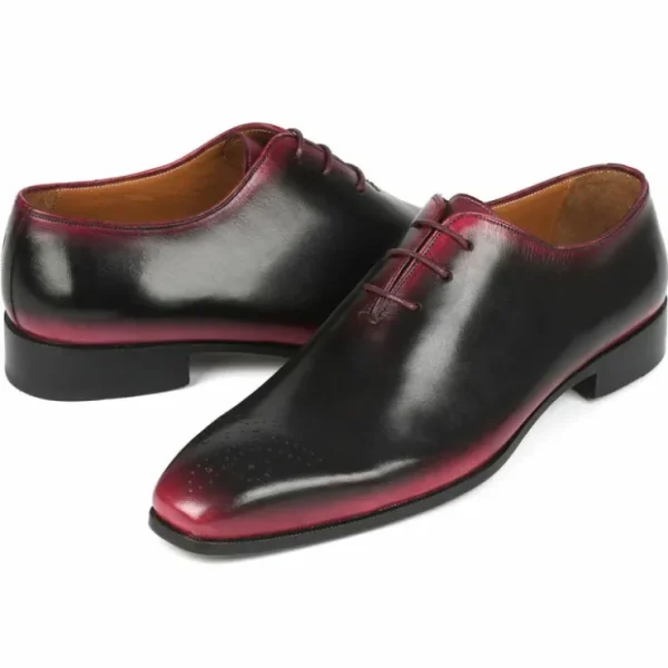 Sale Paul Parkman Wholecut Oxford Shoes Black / Red