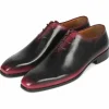 Sale Paul Parkman Wholecut Oxford Shoes Black / Red