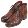 Best Paul Parkman Woven Leather Chukka Boots Brown