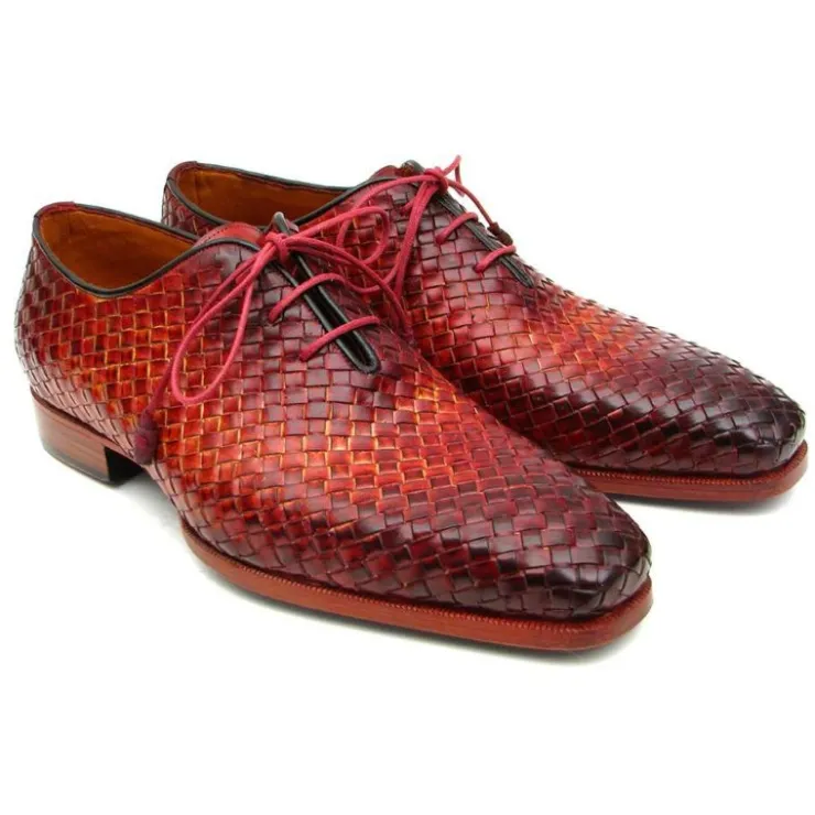 Hot Paul Parkman Woven Oxfords Bordeaux / Tobacco