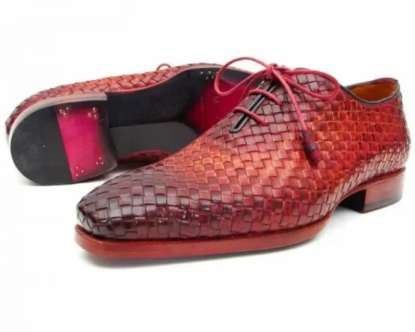 Hot Paul Parkman Woven Oxfords Bordeaux / Tobacco