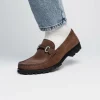 Sale Robert Zur Dillon Suede Bit Loafers Chocolate