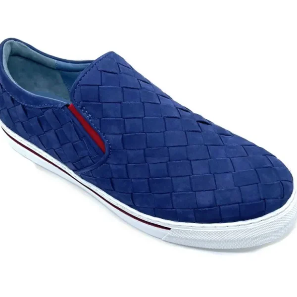 Clearance Robert Zur James 13 Suede Slip-on Sneaker Royal