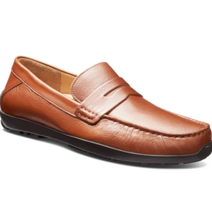 Fashion Samuel Hubbard Free Spirit for Him Leather Drivers Whiskey Tan WhiskeyTan