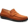 Best Sale Samuel Hubbard Free Spirit for Him Suede Drivers Tumbled Tan TumbledTan