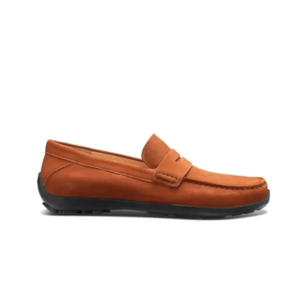 Best Sale Samuel Hubbard Free Spirit for Him Suede Drivers Tumbled Tan TumbledTan