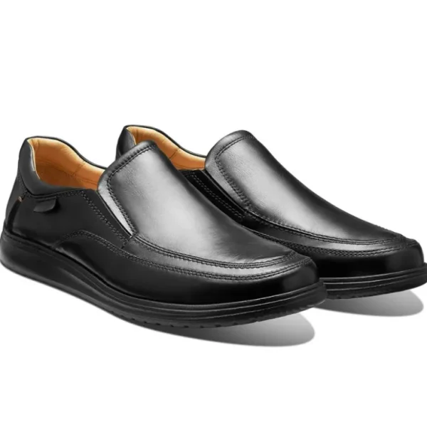 Outlet Samuel Hubbard Olema Featherlight Leather Loafer Black