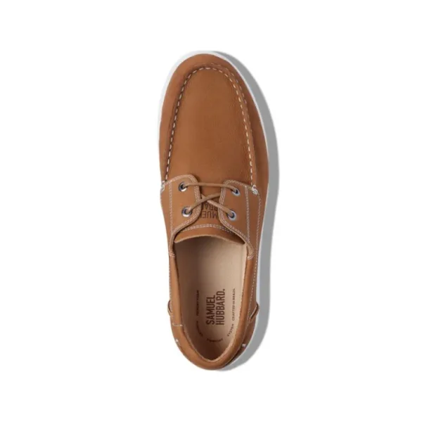 New Samuel Hubbard Olema Featherlight Moccasin Nutmeg