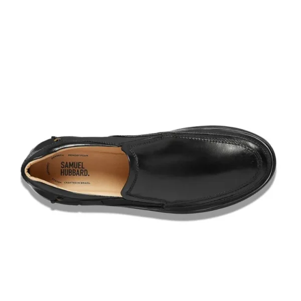 Outlet Samuel Hubbard Olema Featherlight Leather Loafer Black