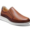 Clearance Samuel Hubbard Rafael Hyrbrid Leather Slip-On Tan