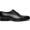 Best Sale Santoni DARIAN-B-SDSN01 Tumbled Calfskin Oxfords Black