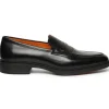 Discount Santoni EASYLOAFER-NTGN01 Calfskin Easy Loafer Black