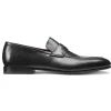 New Santoni Fox 1 Penny Loafers Black