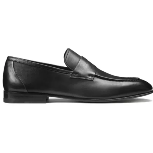 Online Santoni Gannon GTUN01 Penny Loafers Black