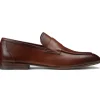 Cheap Santoni GANNON-GTQM48 Penny Loafer Brown