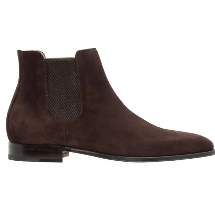 Store Stemar Ancona Suede Chelsea Boots Dark Brown DarkBrown