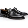 Online Stemar Lucca Monk Strap Shoes Black