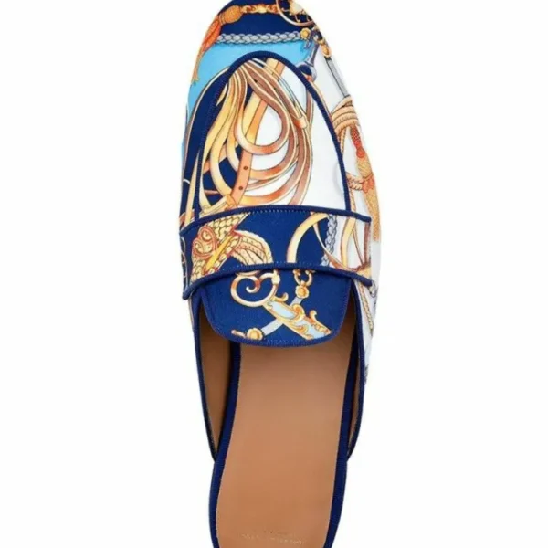 New Superglamourous Bolero Cavallerizza Mules Navy