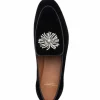 Clearance Superglamourous Divine Velour Slippers Black