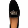 Best Sale Superglamourous Gilles Velour Slippers Black