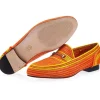 Best Superglamourous Jadida Rafia Loafers Orange