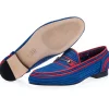 Cheap Superglamourous Jadida Rafia Loafers Blue