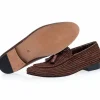 Cheap Superglamourous Melilla Rafia Loafers Brown