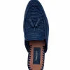 Cheap Superglamourous Melilla Rafia Mules Navy