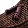 Cheap Superglamourous Melilla Rafia Loafers Brown