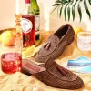Cheap Superglamourous Melilla Rafia Loafers Brown