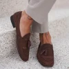 Cheap Superglamourous Melilla Rafia Loafers Brown
