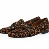 Outlet Superglamourous Morris Pony Slippers Leopard