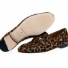 Outlet Superglamourous Morris Pony Slippers Leopard