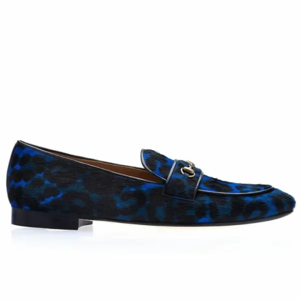 New Superglamourous Morris Pony Ocean Slippers Blue / Black