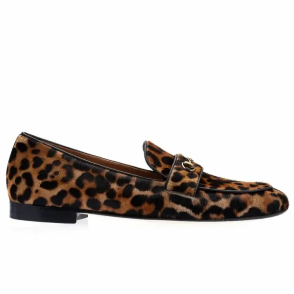 Outlet Superglamourous Morris Pony Slippers Leopard