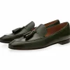 Clearance Superglamourous Philippe Nappa Loafers Green