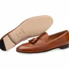 Clearance Superglamourous Philippe Nappa Loafers Cognac