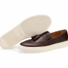 Outlet Superglamourous Philippe Nappa Skate Sneakers Cocoa
