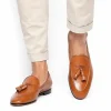 Clearance Superglamourous Philippe Nappa Loafers Cognac