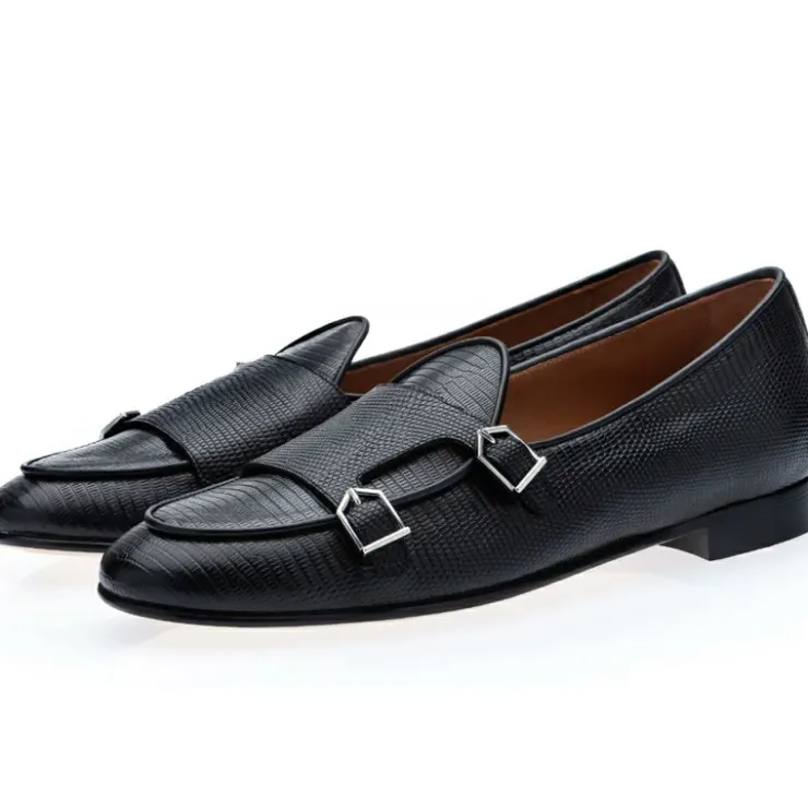 Store Superglamourous Tangerine 7 Tejus Belgian Loafers Black