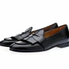 Sale Superglamourous Tangerine 10 Cordovan Belgian Loafers Black