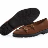 New Superglamourous Tangerine 7-T Softy Belgian Loafers Cigar