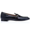 Hot Superglamourous Tangerine 15.1 Belgian Brushed Loafers Navy