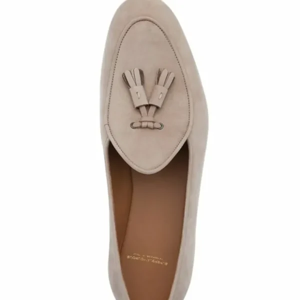 Clearance Superglamourous Tangerine 2 Nabuk Belgian Loafers Taupe