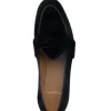 Sale Superglamourous Tangerine Velour Belgian Loafers Black