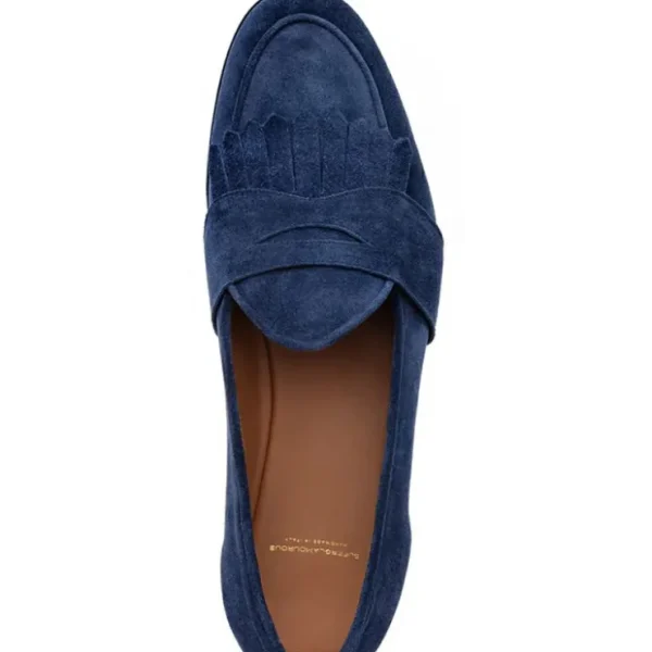 Outlet Superglamourous Tangerine 10 Gorain Belgian Loafers Navy