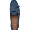 Cheap Superglamourous Tangerine 7-R Oregon Belgian Loafers Navy